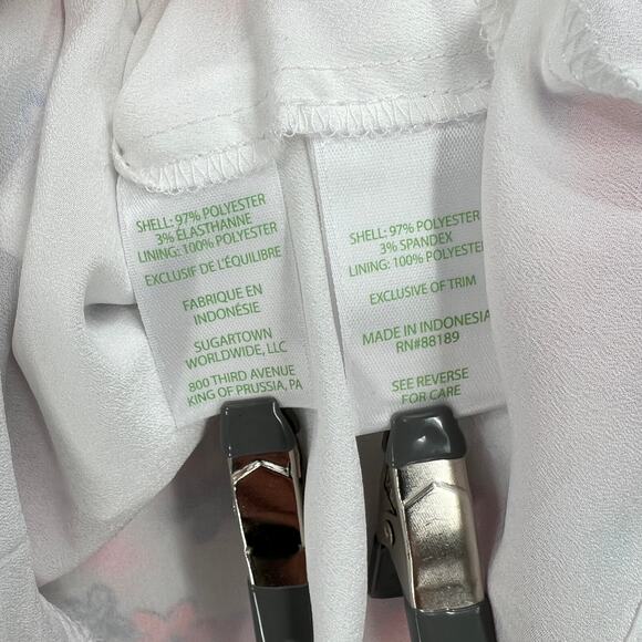 LILLY PULITZER Jonas High Waist Skort Womens 8 Resort White Party Like a Lobstar - Picture 14 of 16